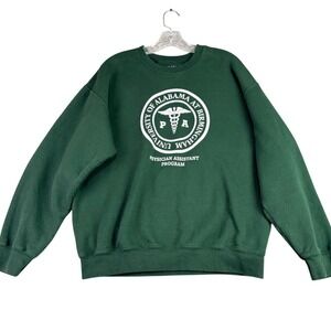 University of Alabama Birmingham UAB PA Program Green Gildan‎ Sweatshirt Mens L